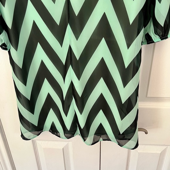 Chevron print “mini” dress - Picture 6 of 6